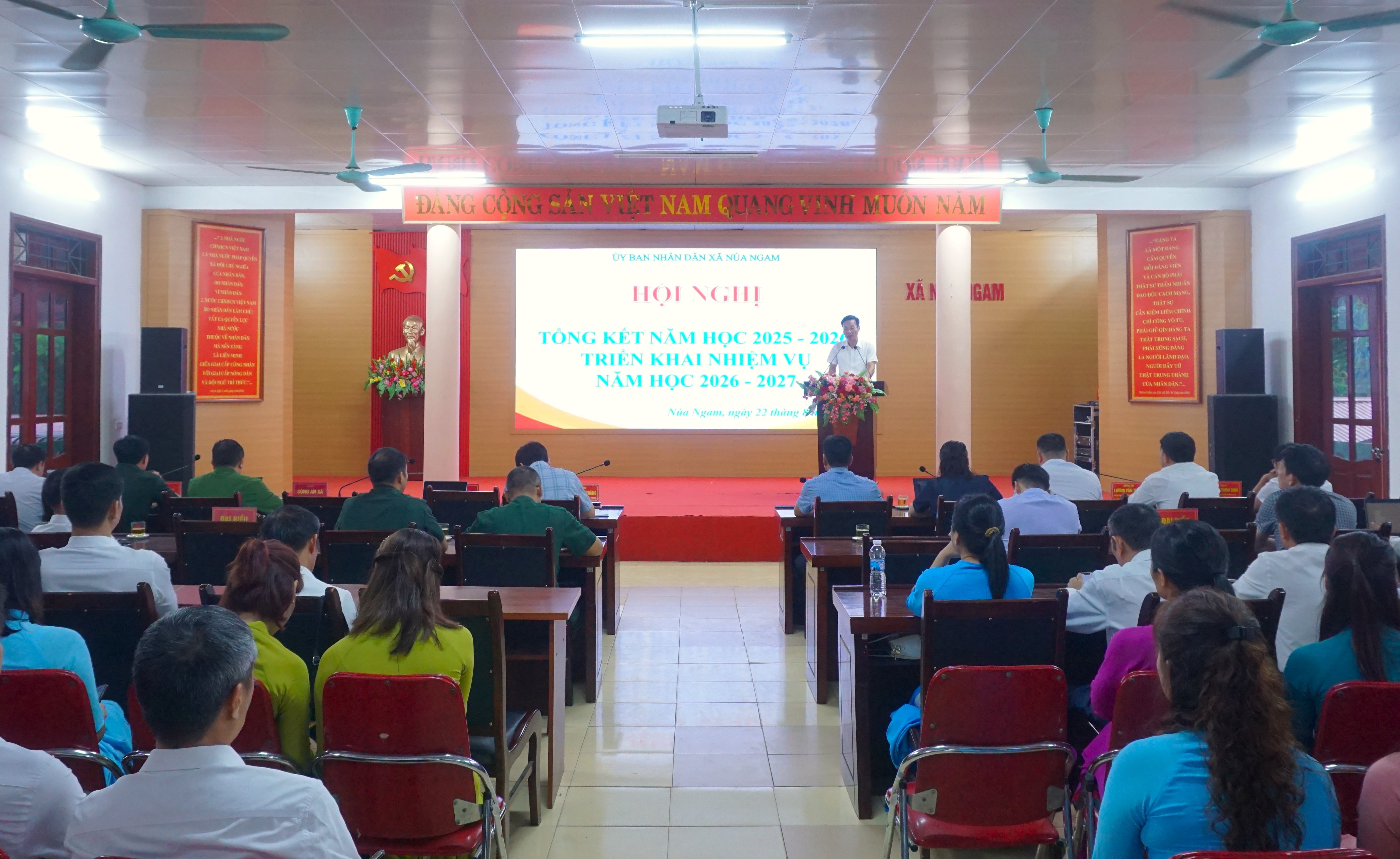 Hội nghị tổng kết năm học 2025 - 2026 và phương hướng, nhiệm vụ năm học 2026 - 2027